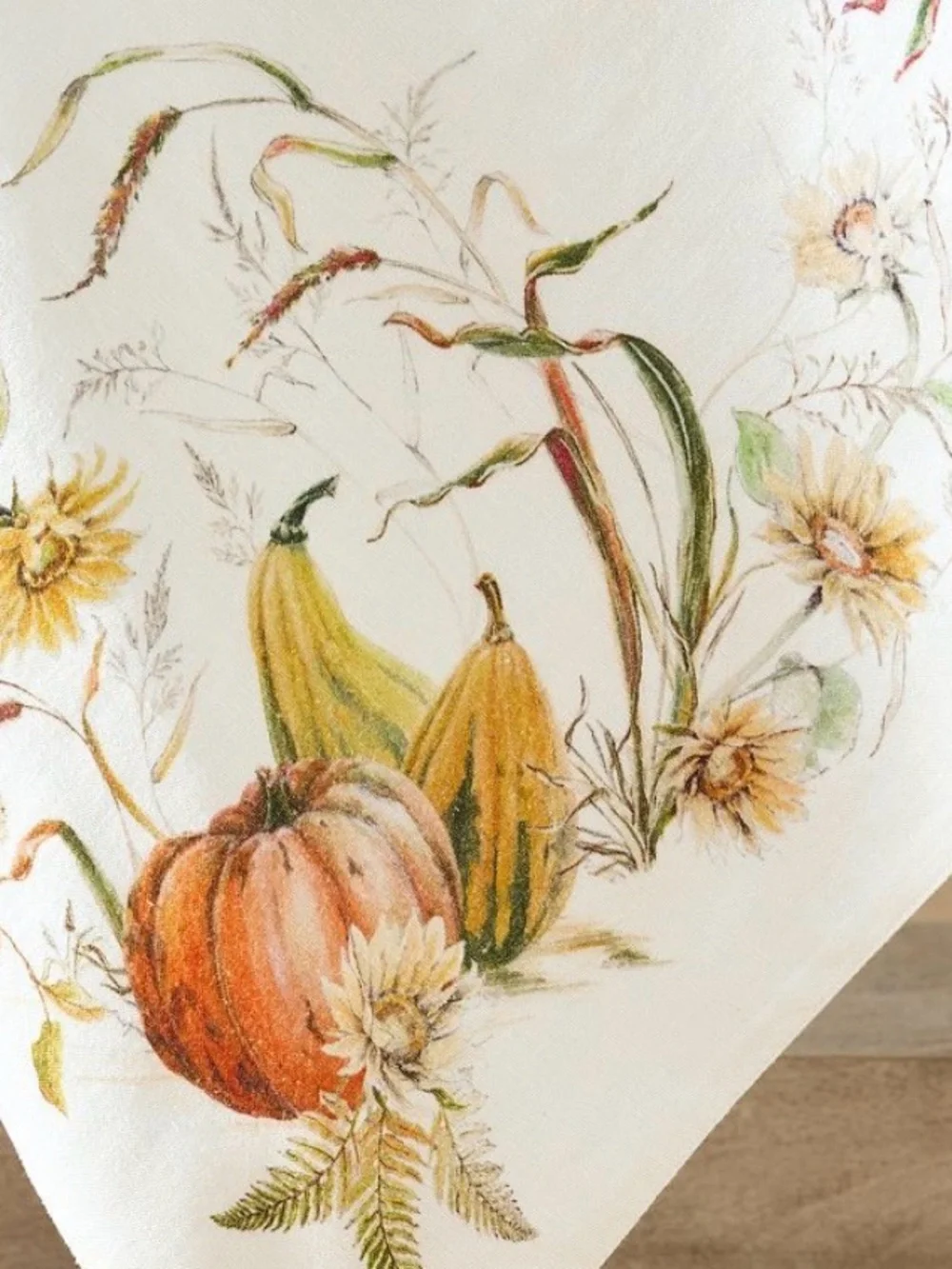 NWT Pottery Barn Bedford Harvest Cotton/Linen Table Throw
